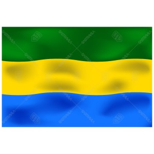 BENDERA GABON