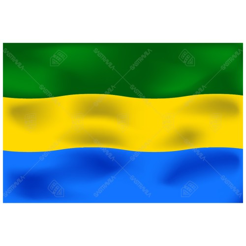 BENDERA GABON