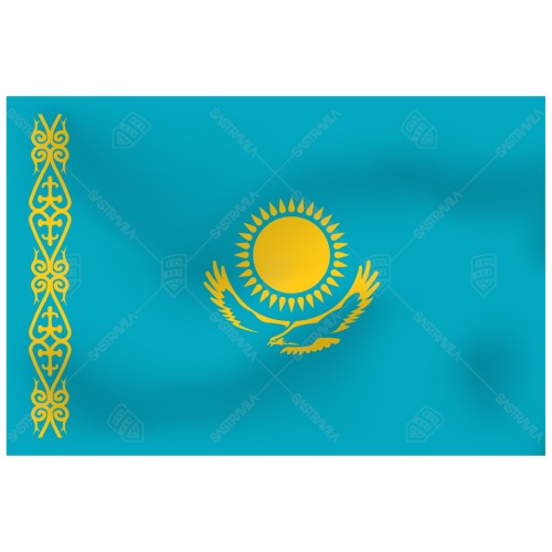 BENDERA KAZAKHSTAN
