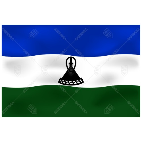 BENDERA LESOTHO