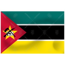 BENDERA MOZAMBIQUE