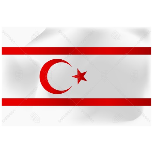 BENDERA NORTHEN CYPRUS