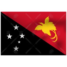 BENDERA PAPUA NEW GUINEA