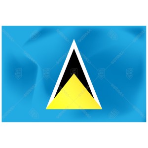 BENDERA SAINT LUCIA BENDERA SAINT LUCIA