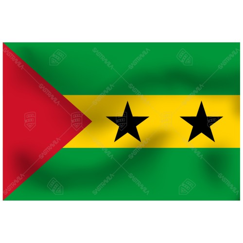 BENDERA SAO TOME and PRINCIPE