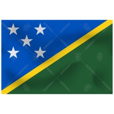 BENDERA SOLOMON ISLAND