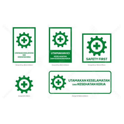 Sticker Keselamatan dan Kesehatan Kerja (K3) Sticker Keselamatan dan Kesehatan Kerja (K3)